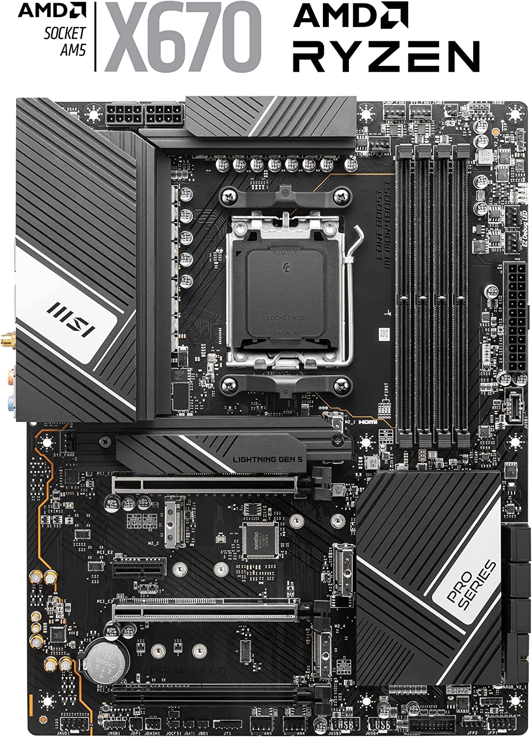 MSI Motherboard PRO X670-P WIFI DDR5 MSI Motherboard PRO X670-P WIFI DDR5
